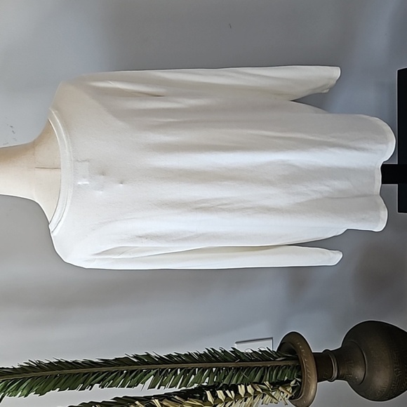 Maurices Off-White Knit Long Sleeve Multicolored Stripe Shirt NWT - Picture 3 of 15